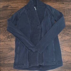 Lululemon Inkwell Navy Bliss Break Wrap Cardigan 4